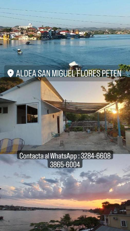 Casa Zoila Hospedaje Frente Al Lago Lakefront Lodging Διαμέρισμα Flores Εξωτερικό φωτογραφία